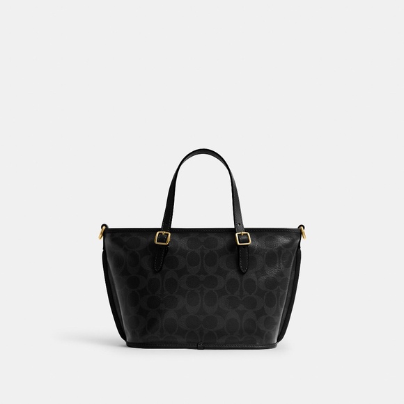 NWT!! Coach Taxi Tote Bag 21 In Signature Canvas - Picture 3 of 12